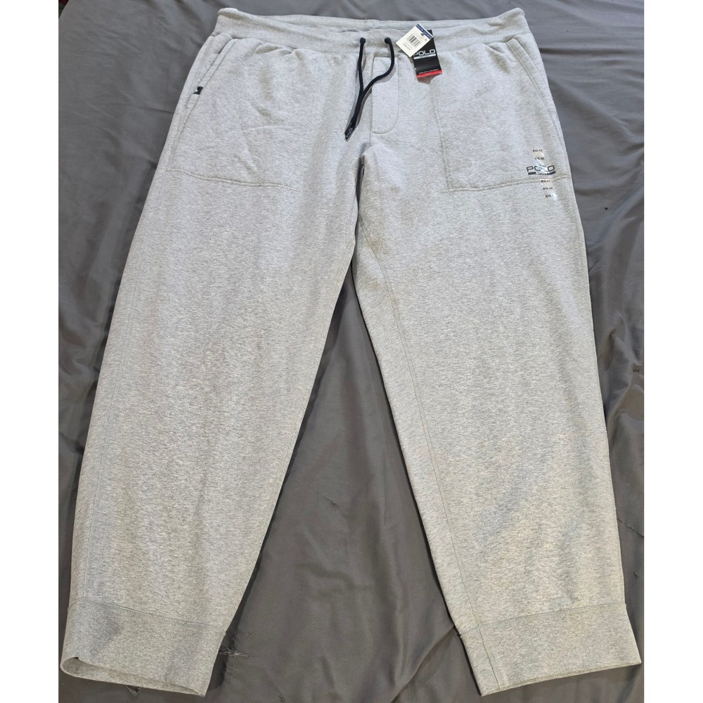 Polo Sport Ralph Lauren Mens 4XB Big & Tall Fleece Sweatpants Andover Heather